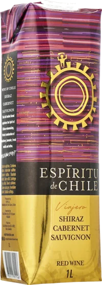 Espíritu de Chile Viajero Shiraz Cabernet kartonkitölkki