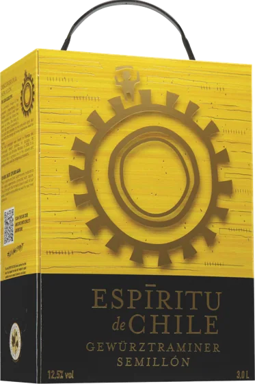 Espíritu de Chile Gewürztraminer Semillon hanapakkaus