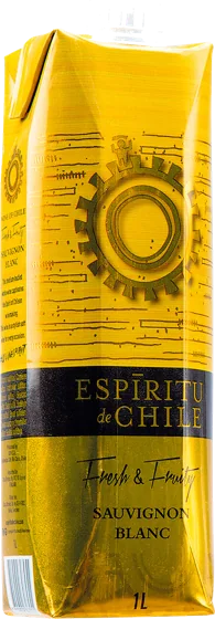 Espíritu de Chile Fresh & Fruity Sauvignon Blanc kartonkitölkki