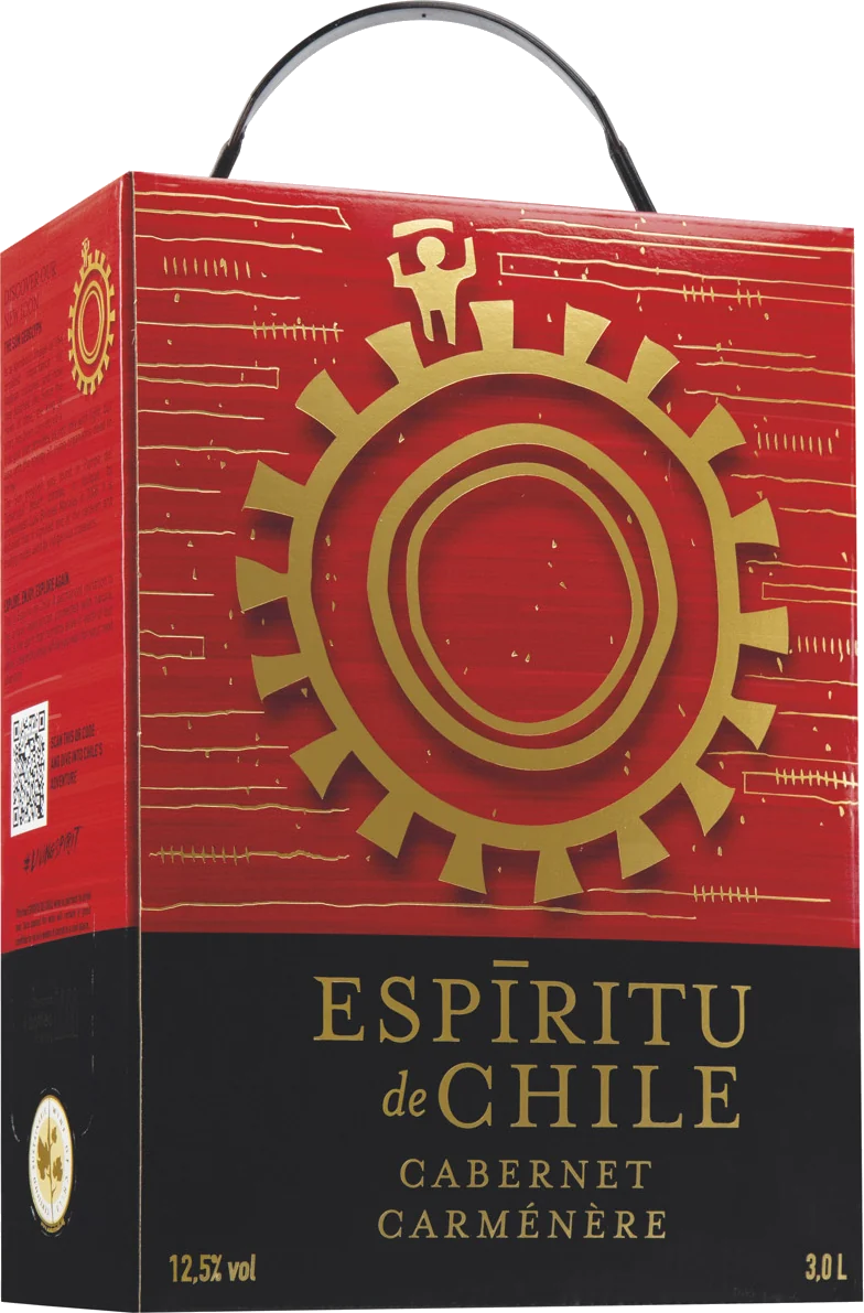 Espíritu de Chile Cabernet Carmenère hanapakkaus