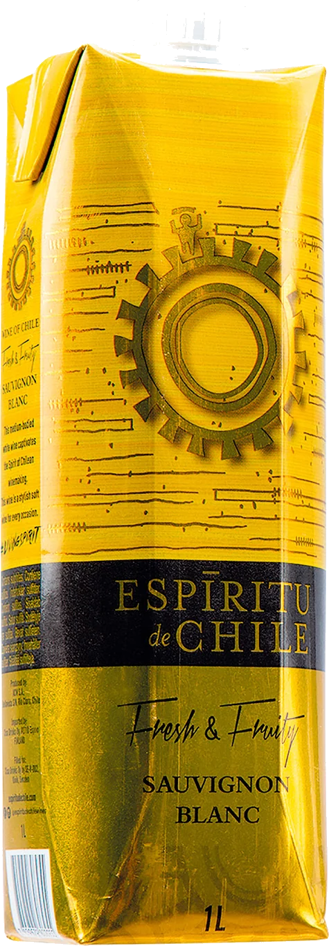 Espíritu de Chile Fresh & Fruity Sauvignon Blanc kartonkitölkki